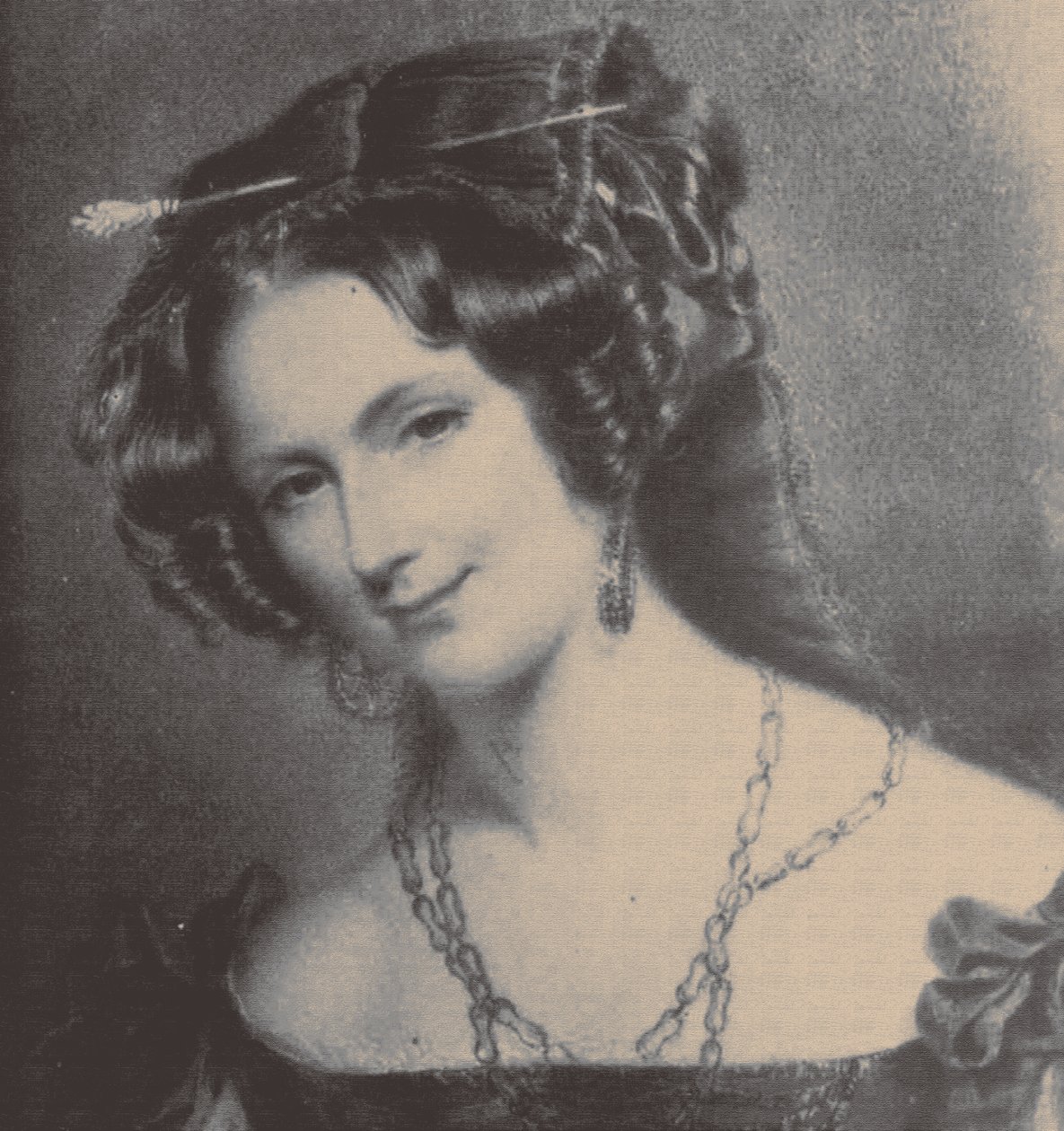 Ritratto di Lady Catherine Caroline Montagu 1808-1834, moglie del Conte Alexandre Joseph Colonna-Walewski, 1830s da Unbekannt