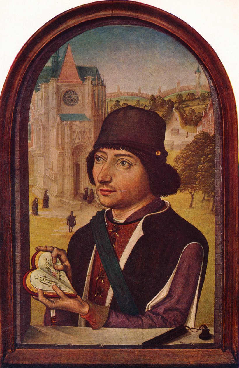 Ritratto di Luigi XI, c1456-58 da Unbekannt