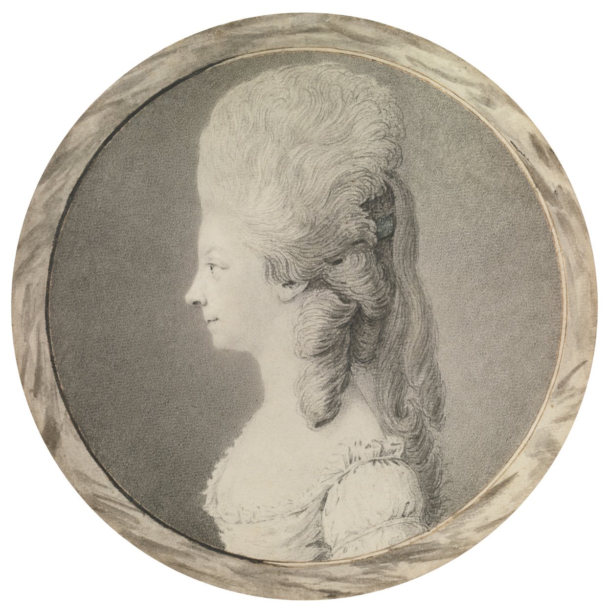 Ritratto di Maria Luisa di Savoia 1749-1792, Principessa di Lamballe, Seconda Metà del XVIII secolo da Unbekannt