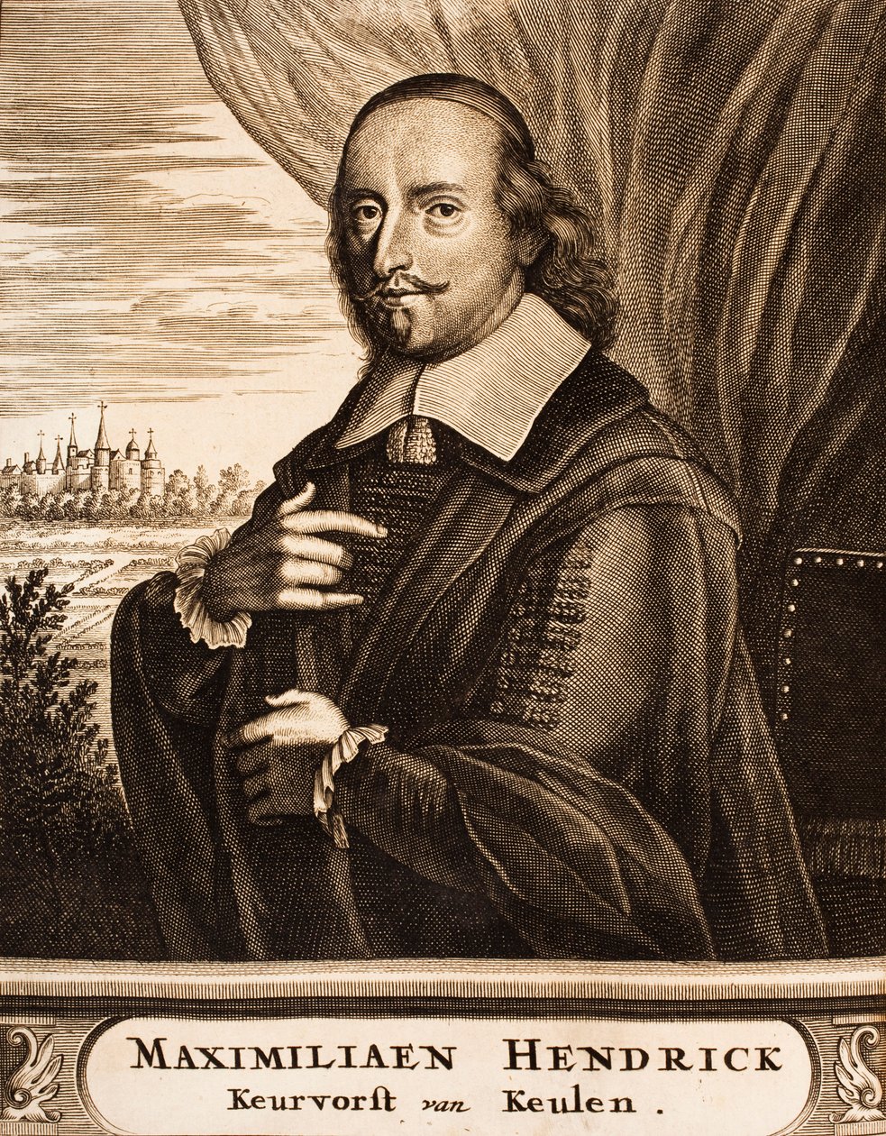 Ritratto di Massimiliano Enrico di Baviera 1621-1688, Arcivescovo di Colonia da Unbekannt