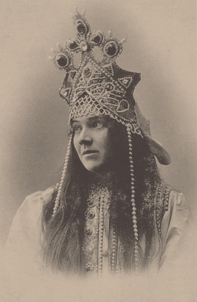 Ritratto di Nadezhda Ivanovna Zabela-Vrubel come Marfa nell