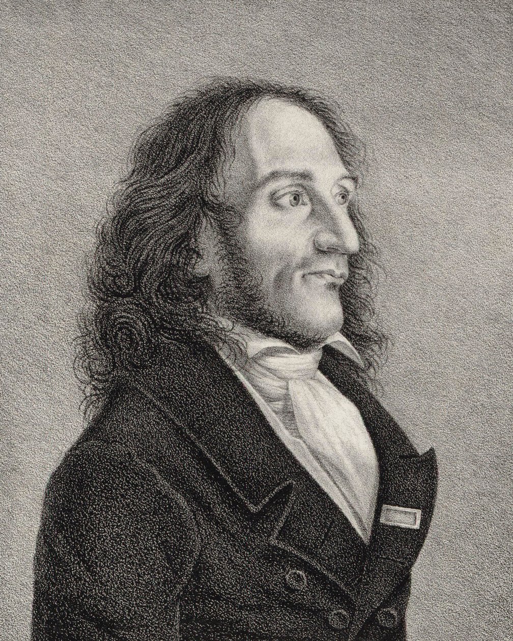 Ritratto di Niccolò Paganini 1782-1840, c. 1830 da Unbekannt
