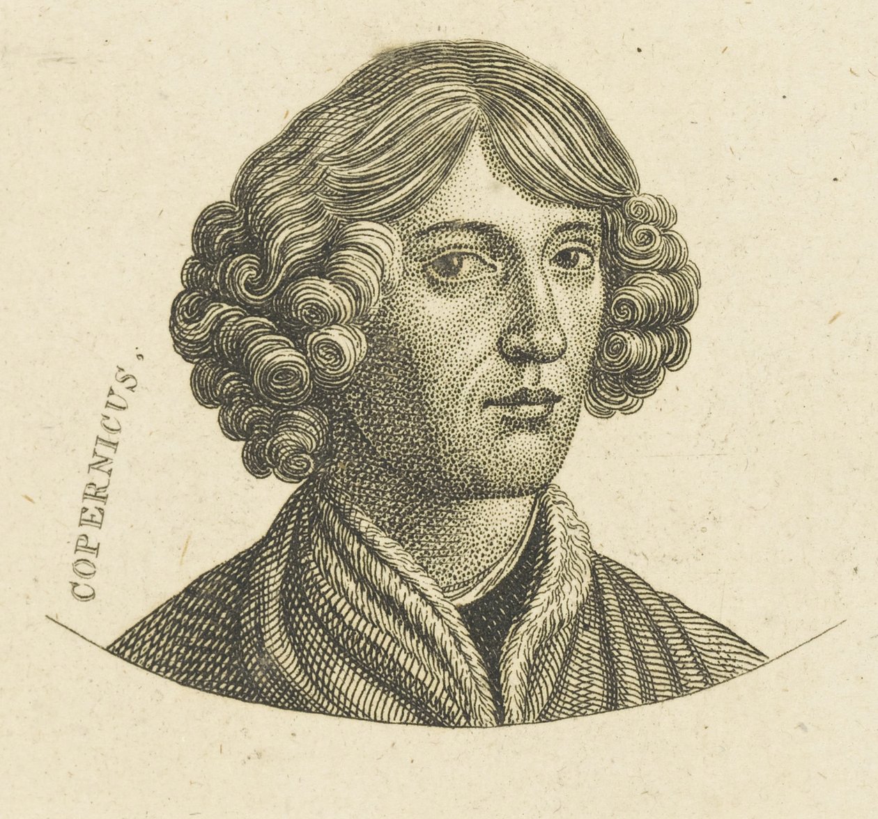 Ritratto di Nicolaus Copernicus 1473-1543, c. 1830-1840 da Unbekannt