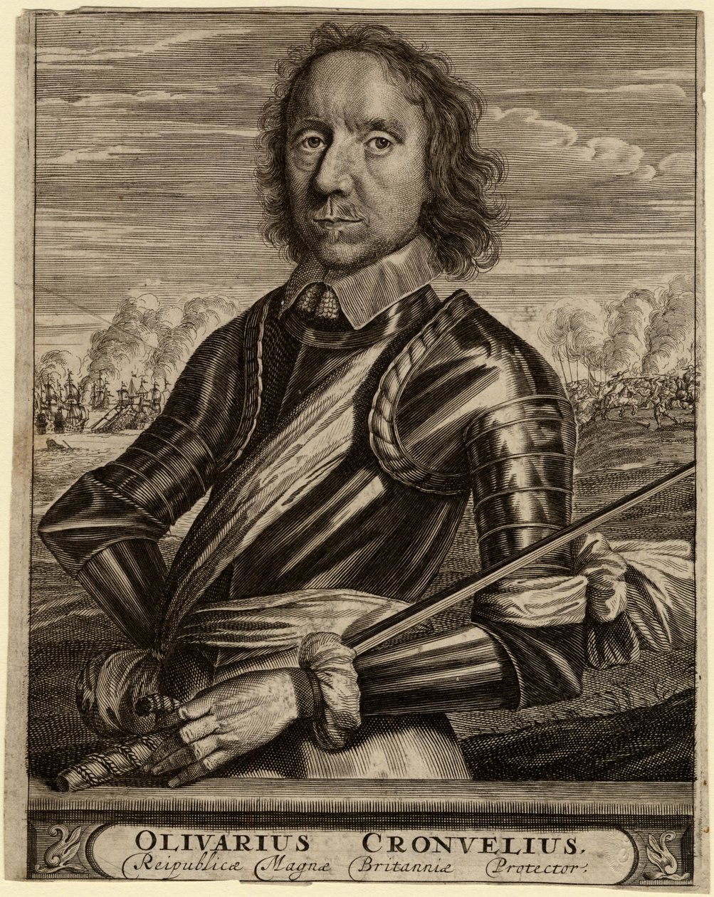 Ritratto di Oliver Cromwell, 1653 da Unbekannt
