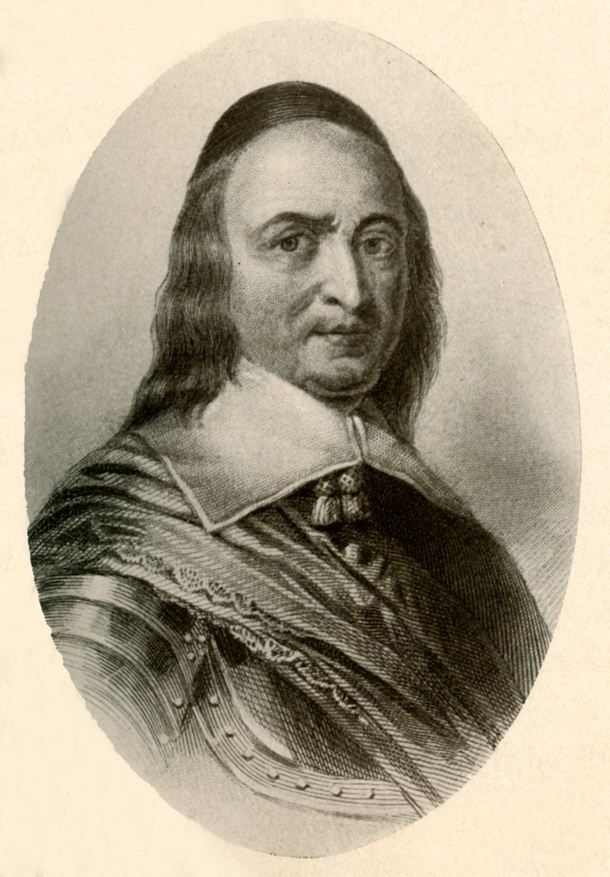 Ritratto di Peter Stuyvesant, in armatura e berretto, 1647, 1937 da Unbekannt