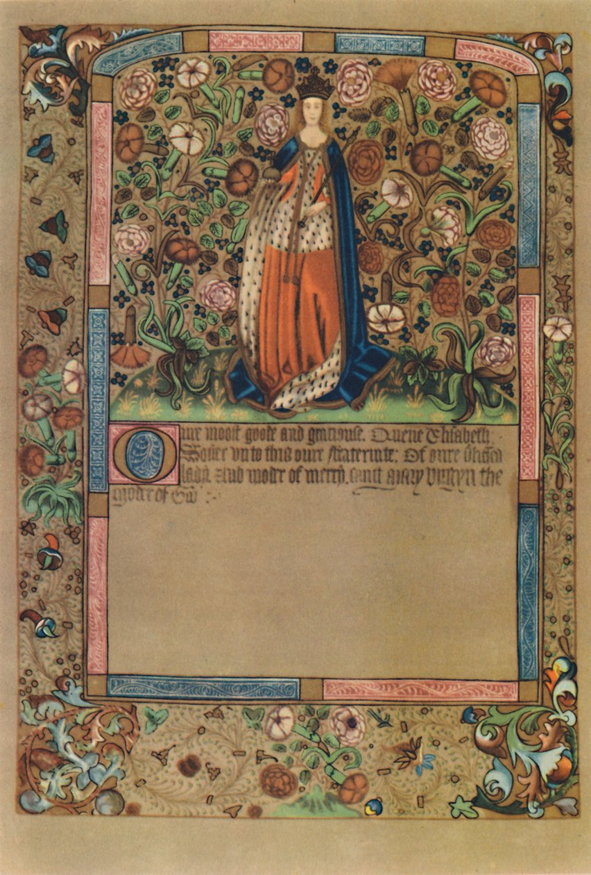 Ritratto della Regina Elisabetta..., c1441-1689, 1948 da Unbekannt