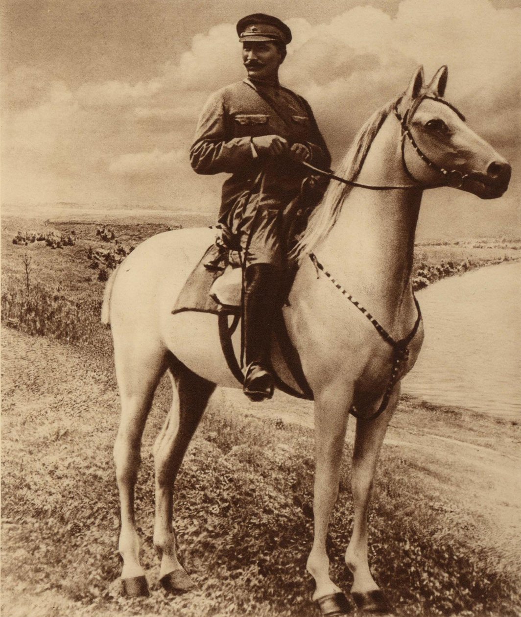 Ritratto di Semyon Mikhailovich Budyonny 1883-1973 da Unbekannt