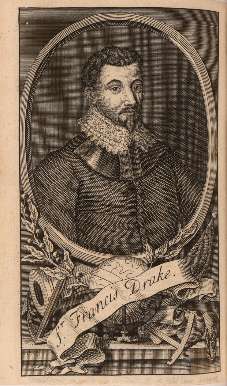 Ritratto di Sir Francis Drake, 1741 da Unbekannt