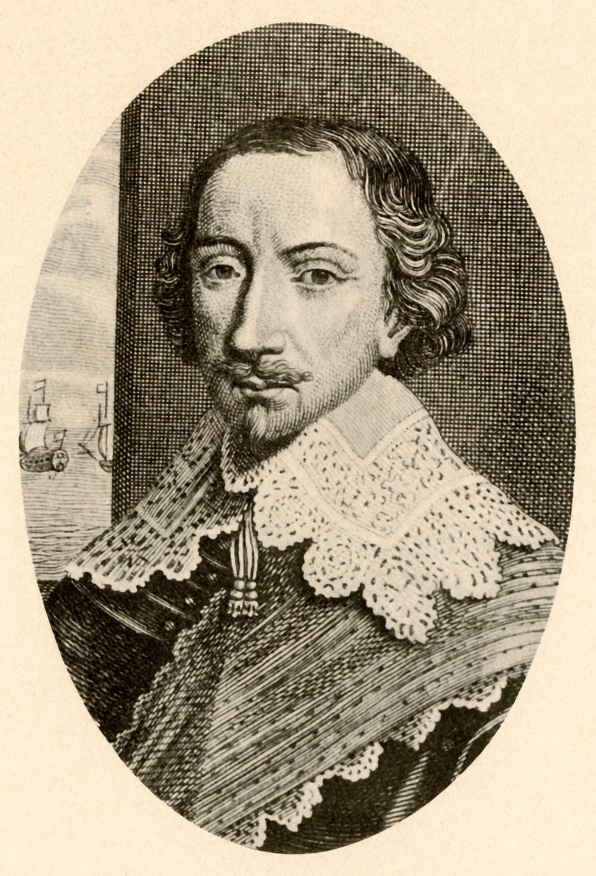 Ritratto di Sir John Pennington, in armatura inglese con colletto Vandyke, c1610-1630, 1937 da Unbekannt