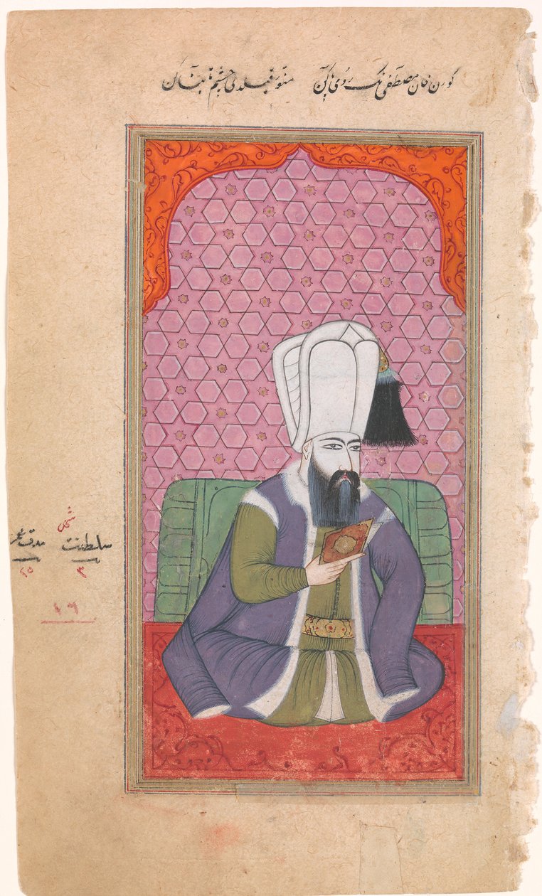 Ritratto del Sultano Mustafa I da Unbekannt