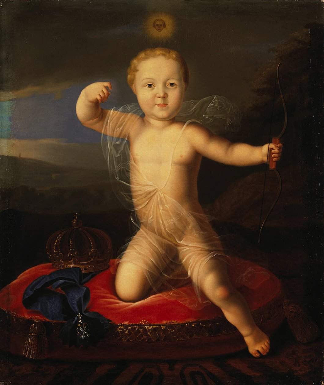 Ritratto dello Zarevic Pietro Petrovich di Russia 1715-1719, Primo quarto del XIX sec. da Unbekannt