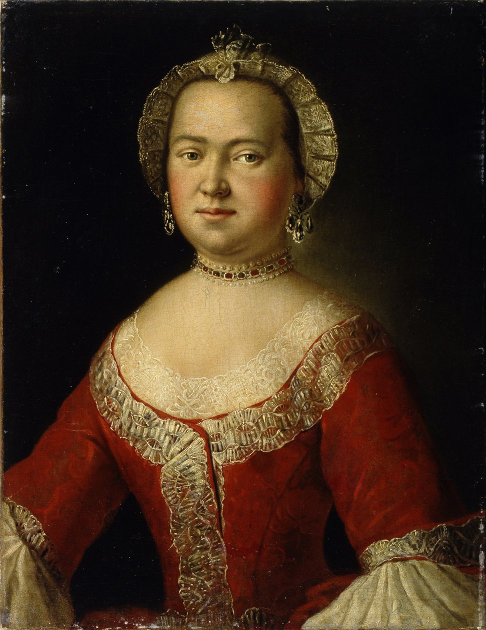 Ritratto di Vera Dmitrievna Rezvaya 1809-1849, inizio XIX secolo da Unbekannt