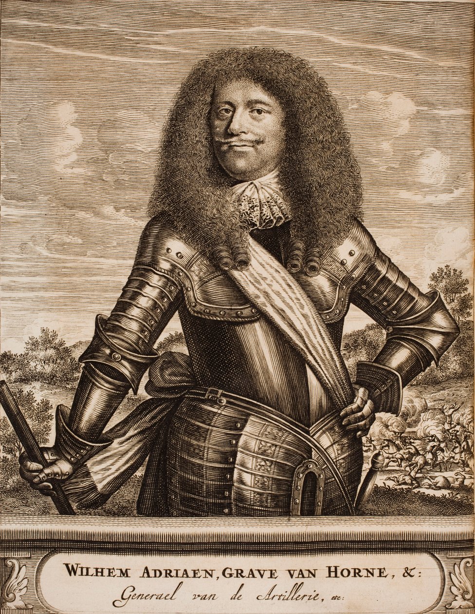 Ritratto di Willem Adriaan II van Horne 1633-1694 Da: Schauplatz des Krieges, 1675 da Unbekannt