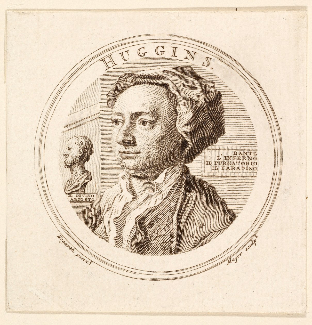 Ritratto di William Huggins, pub. 1760 da Unbekannt