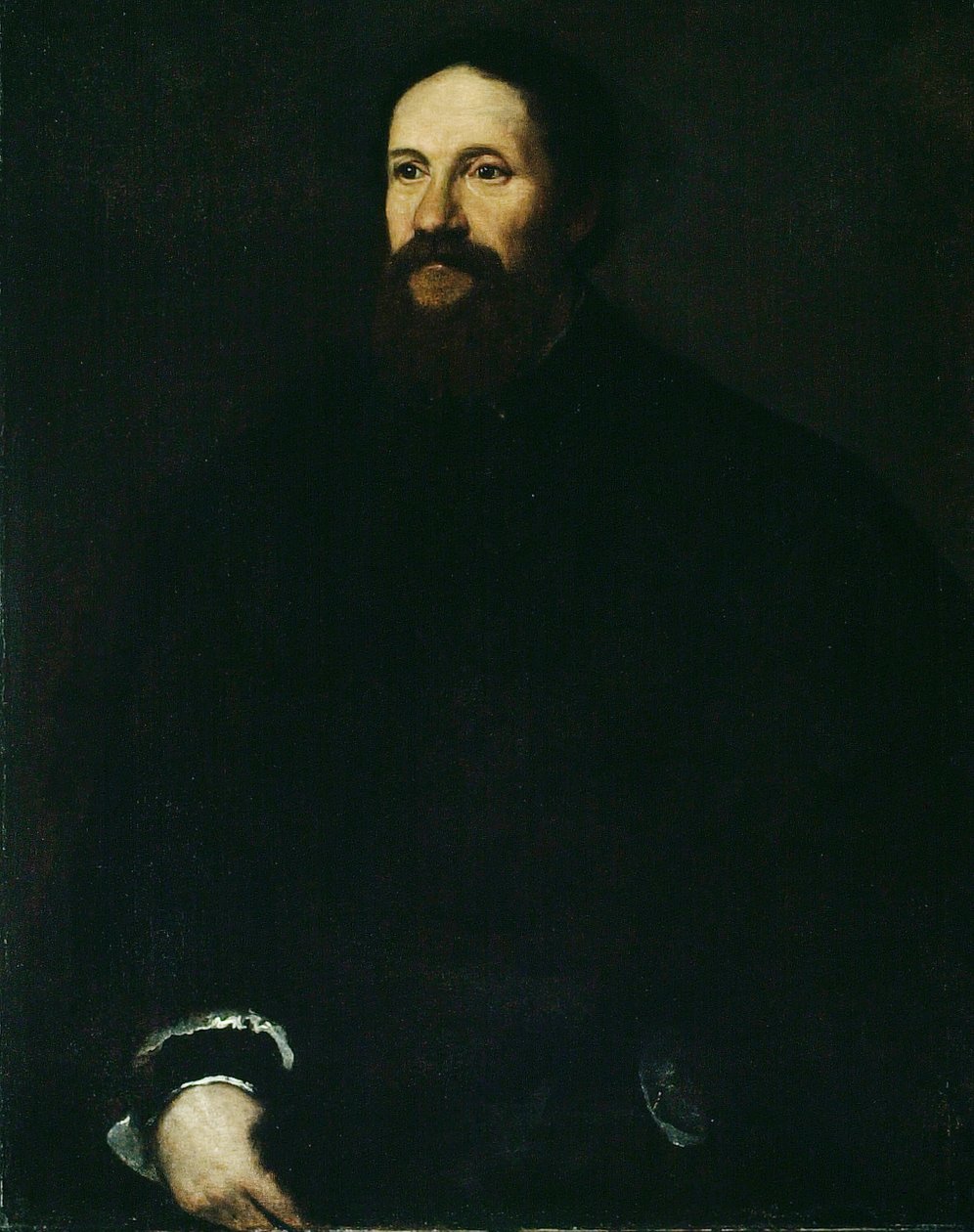 Ritratto di un gentiluomo, 1540-1550 da Unbekannt