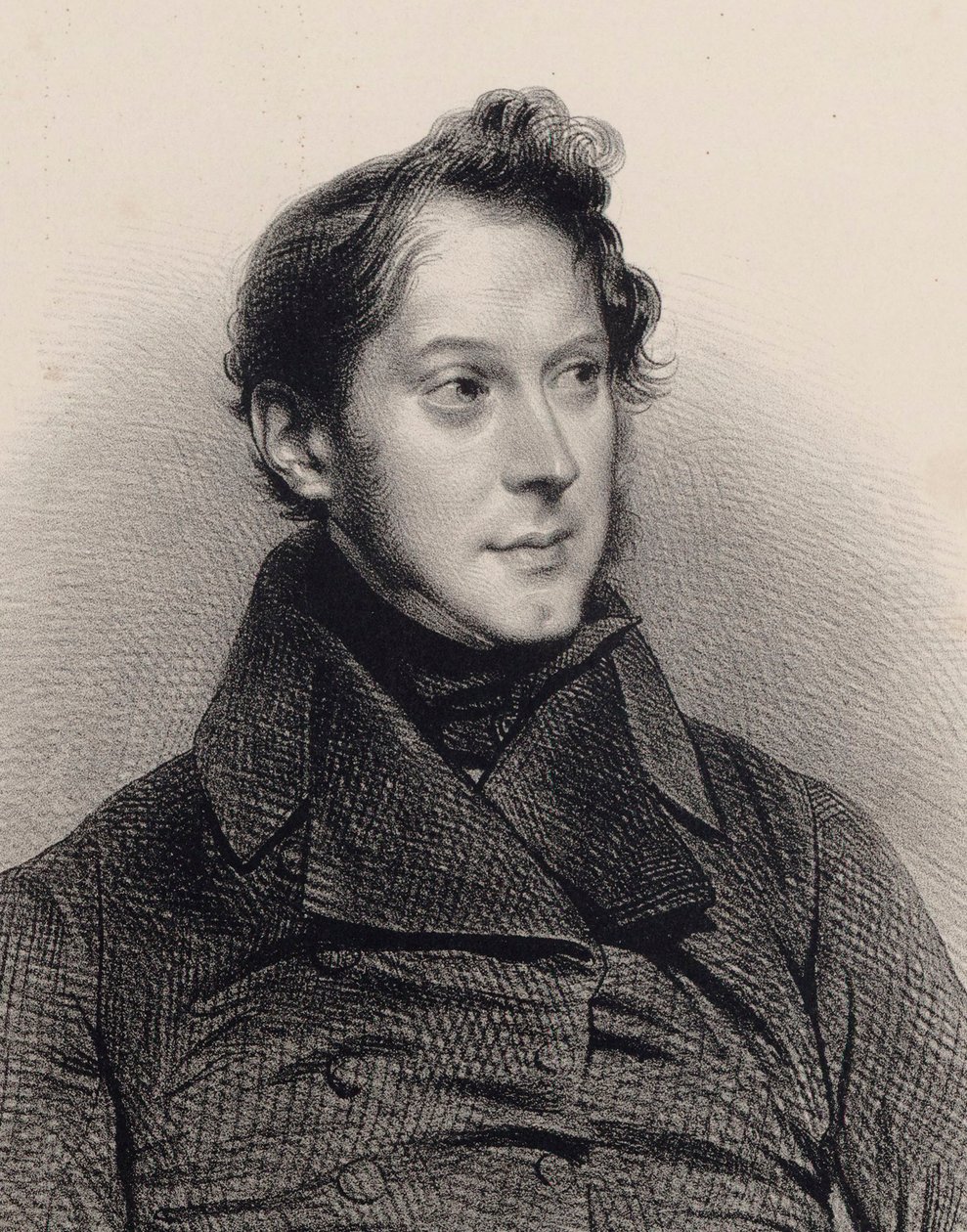 Ritratto del pianista e compositore Amédée Méreaux, 1802-1874 da Unbekannt