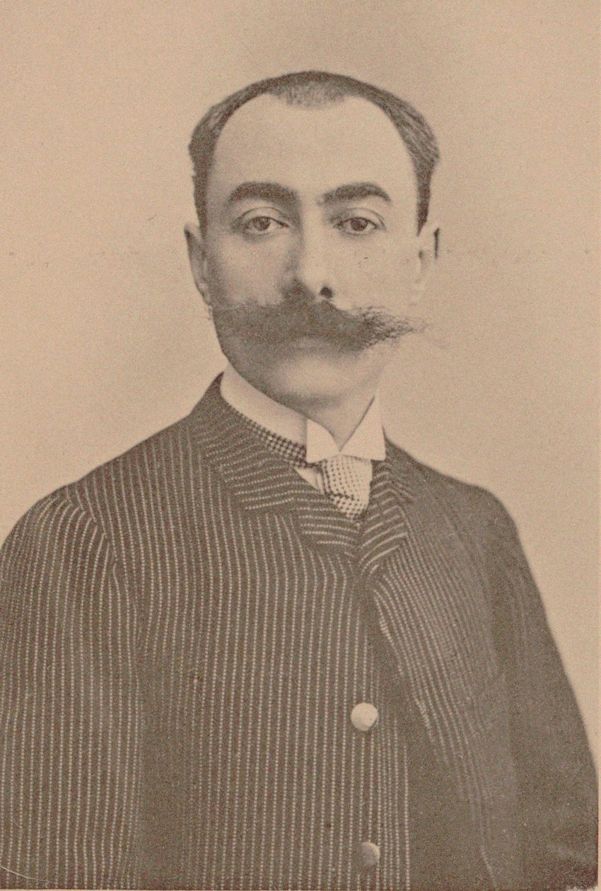 Ritratto del pianista e compositore André Messager 1853-1929 da Unbekannt