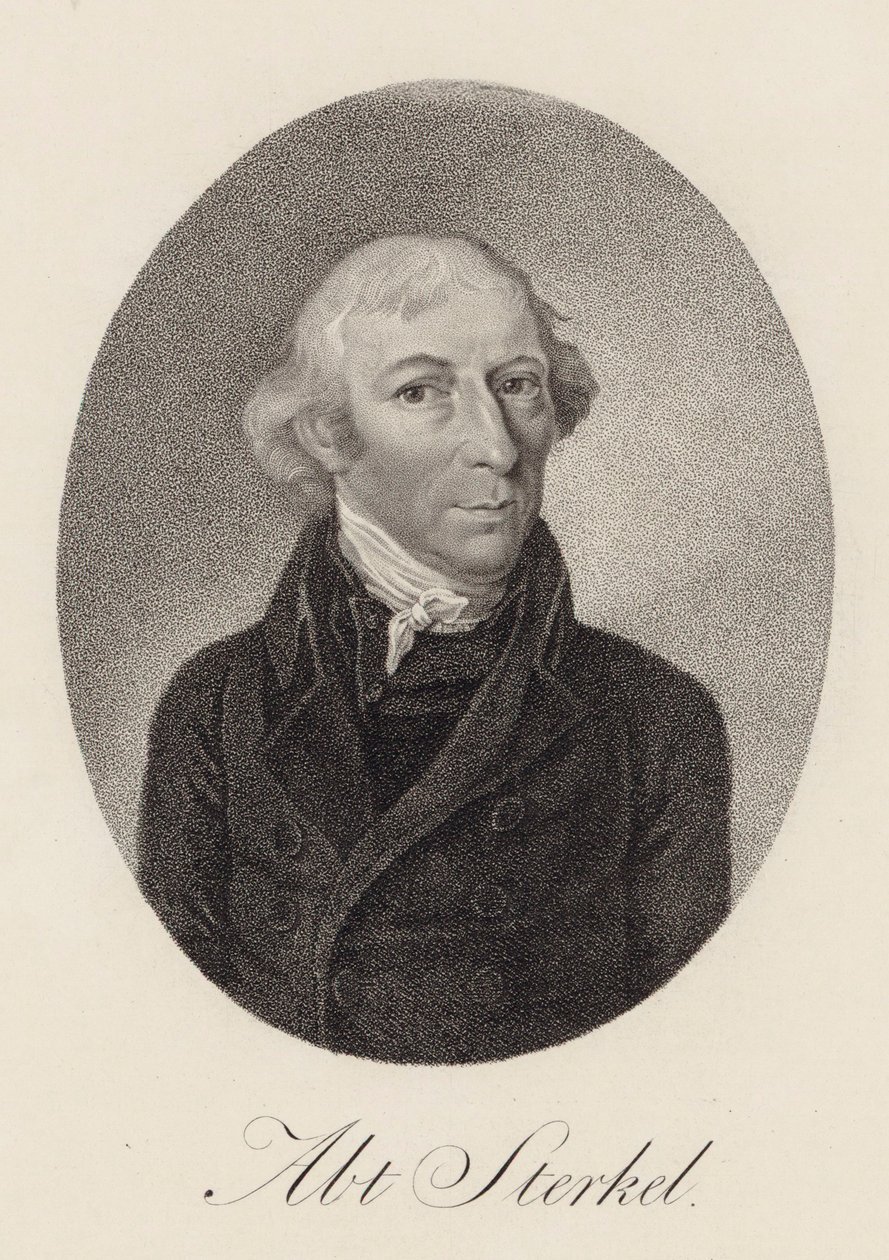 Ritratto del pianista e compositore Franz Xaver Sterkel da Unbekannt