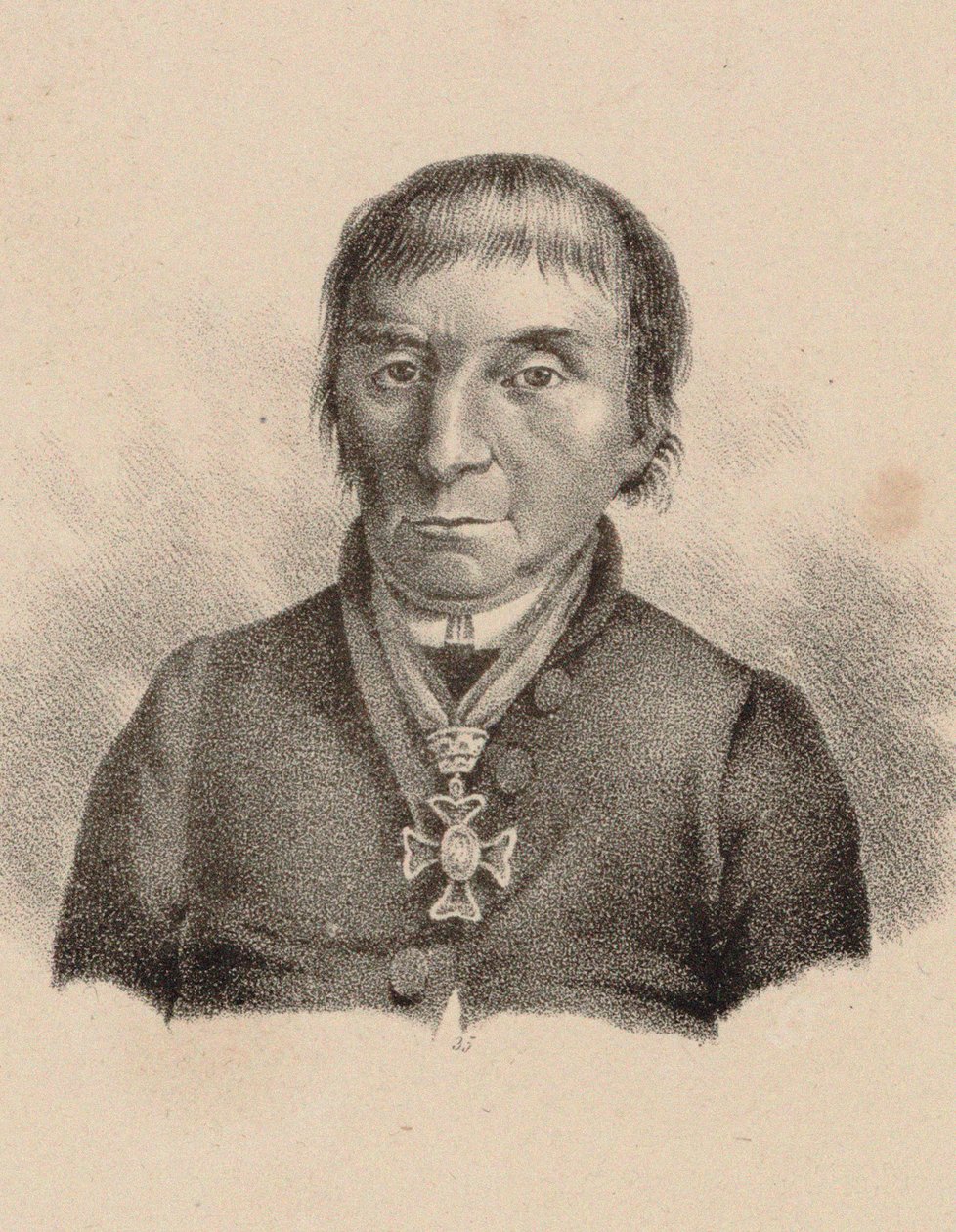 Ritratto del pianista e compositore Maximilian Stadler, 1748-1833, 1830 da Unbekannt
