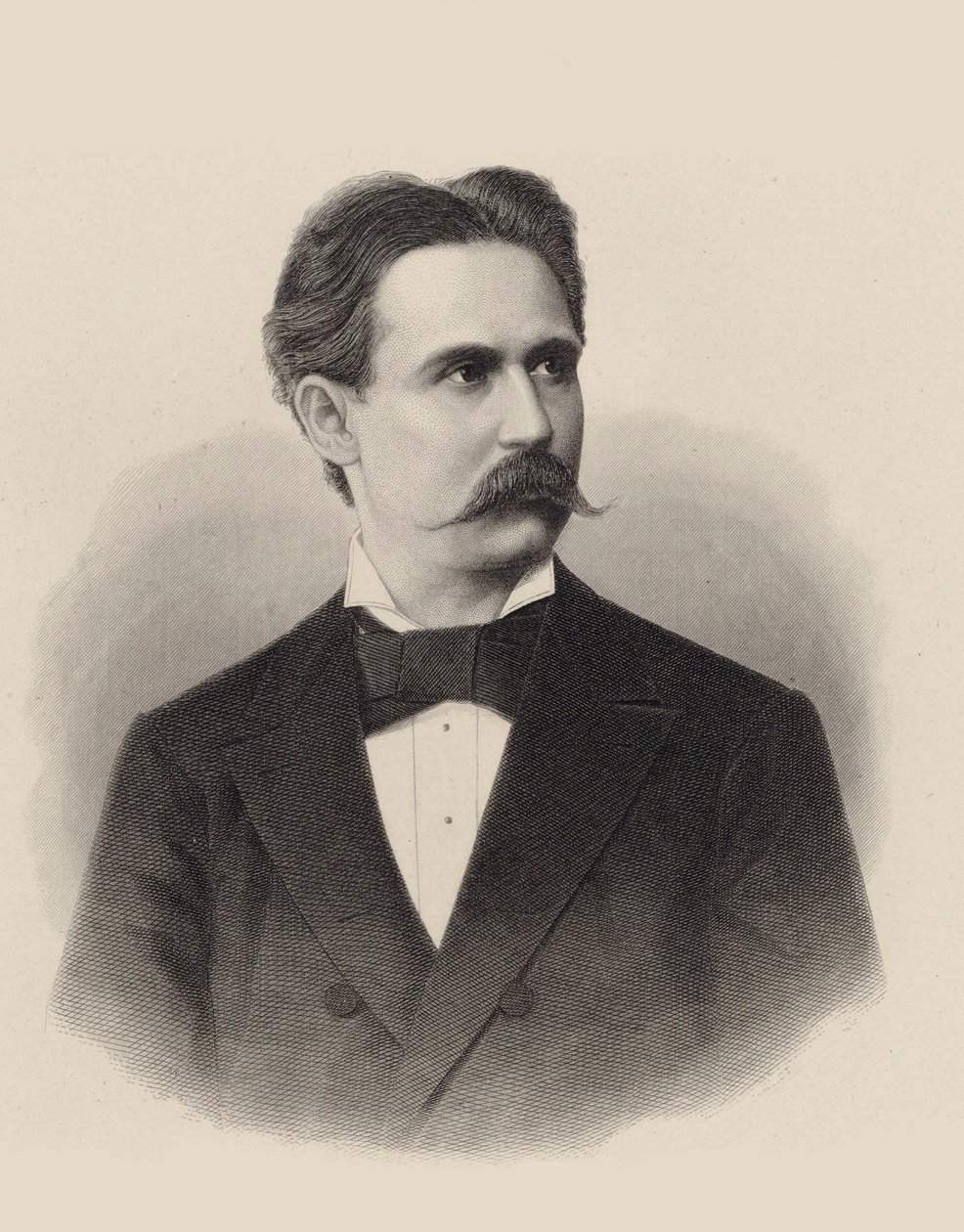 Ritratto del pianista e compositore Xaver Scharwenka 1850-1924, c. 1880 da Unbekannt