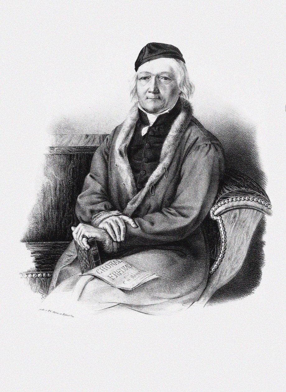 Ritratto del compositore Johann Christian Heinrich Rinck da Unbekannt