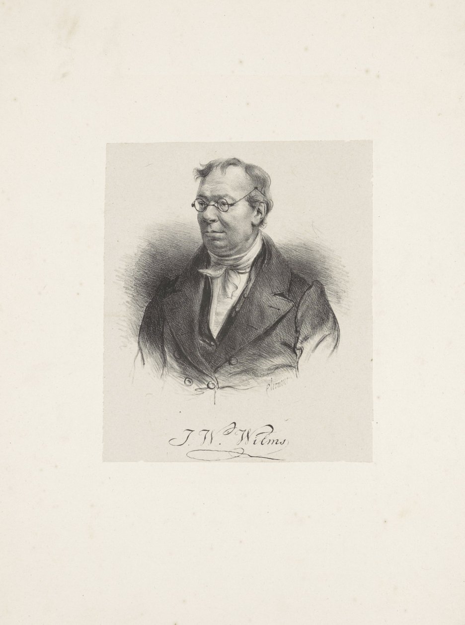 Ritratto del compositore Johann Wilhelm Wilms 1772-1847, 1835 da Unbekannt