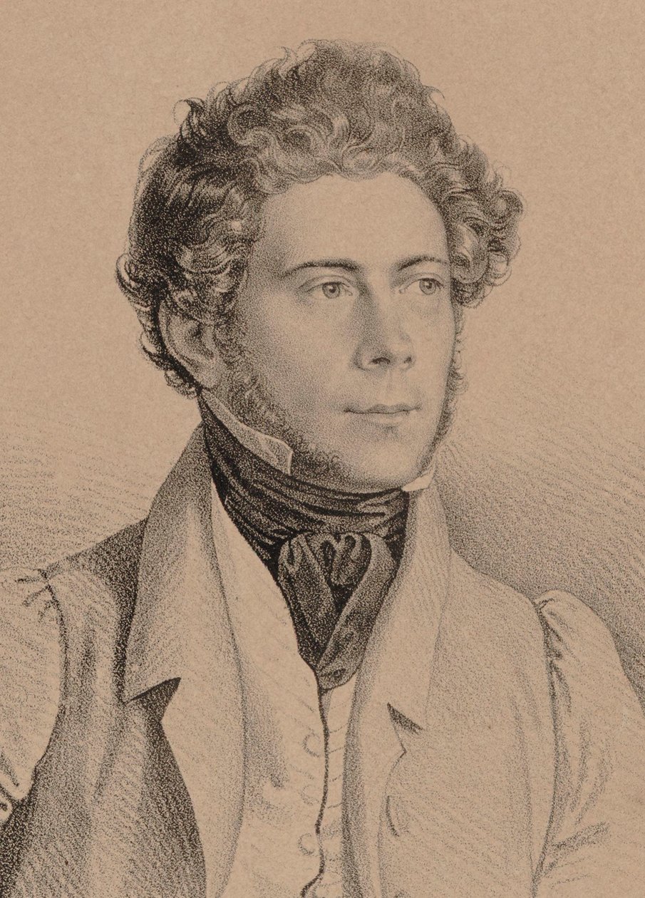 Ritratto del compositore Joseph Lanner da Unbekannt