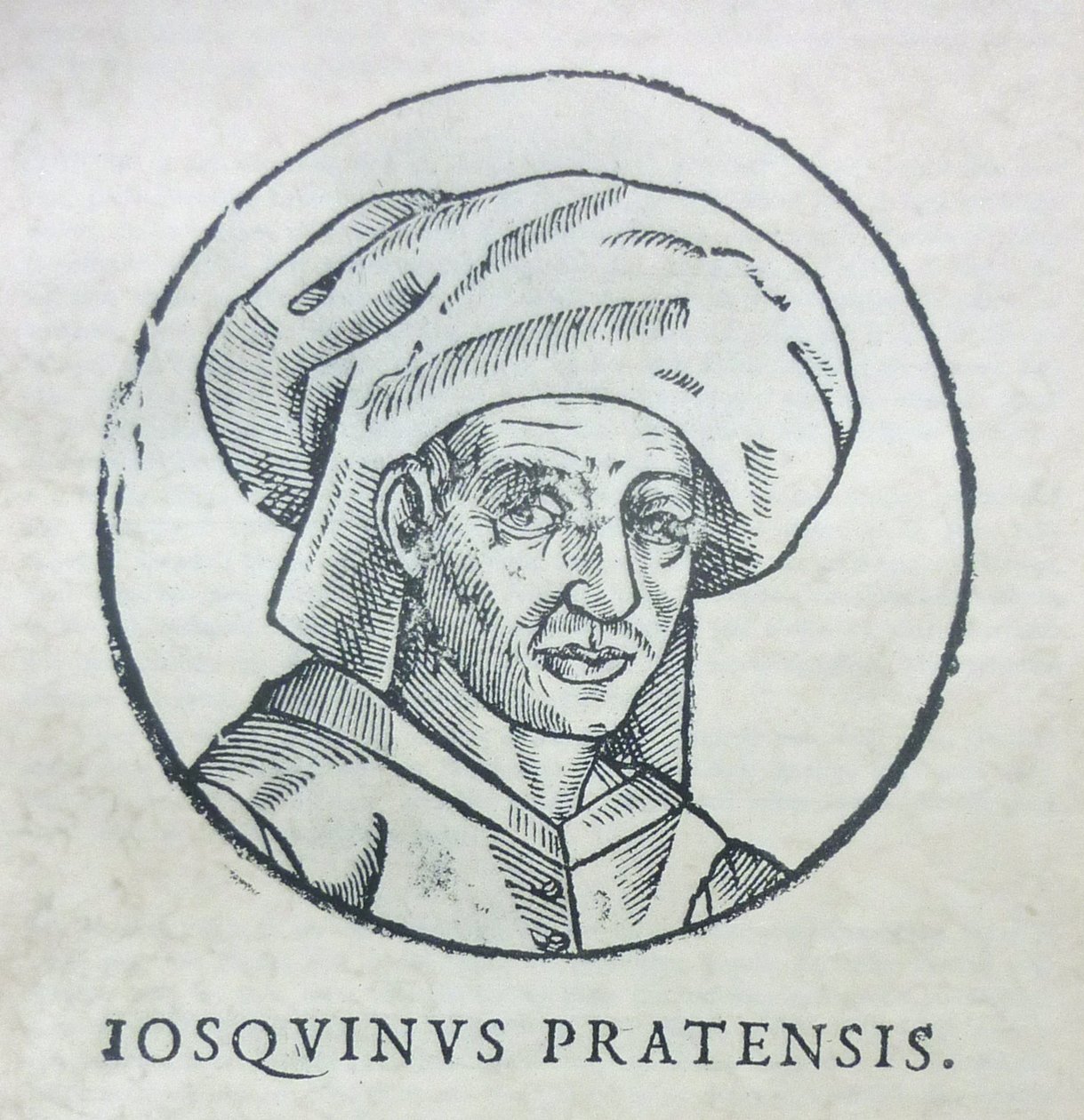 Ritratto del compositore Josquin des Prez, c. 1610 da Unbekannt