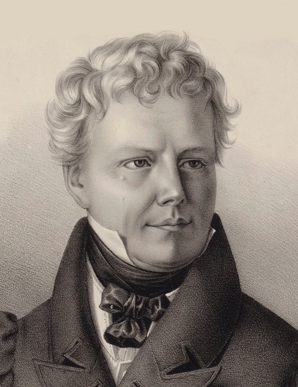 Ritratto del compositore Xaver Schnyder von Wartensee 1786-1868, 1832 da Unbekannt