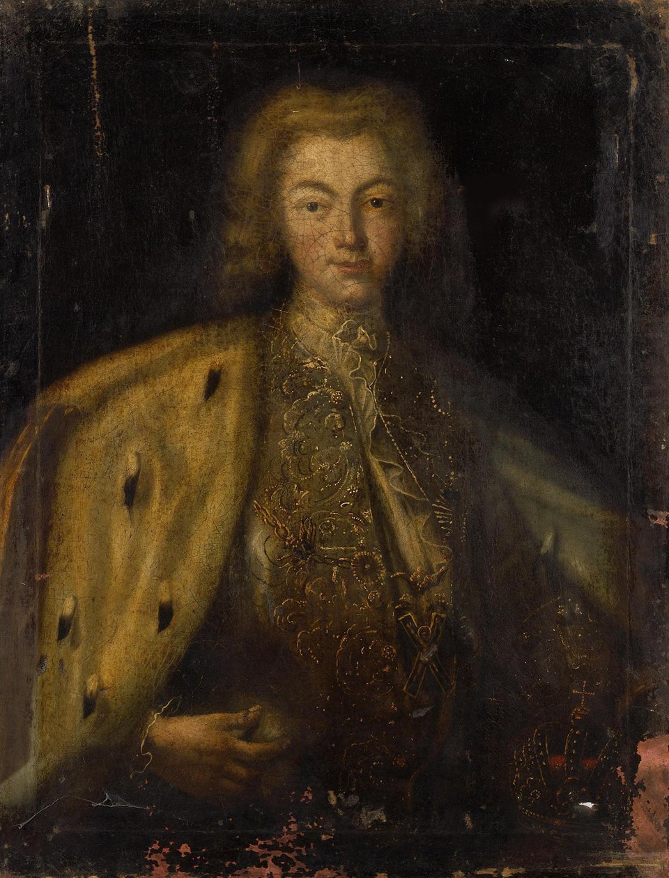 Ritratto dello Zar Pietro II di Russia 1715-1730, XVIII secolo da Unbekannt
