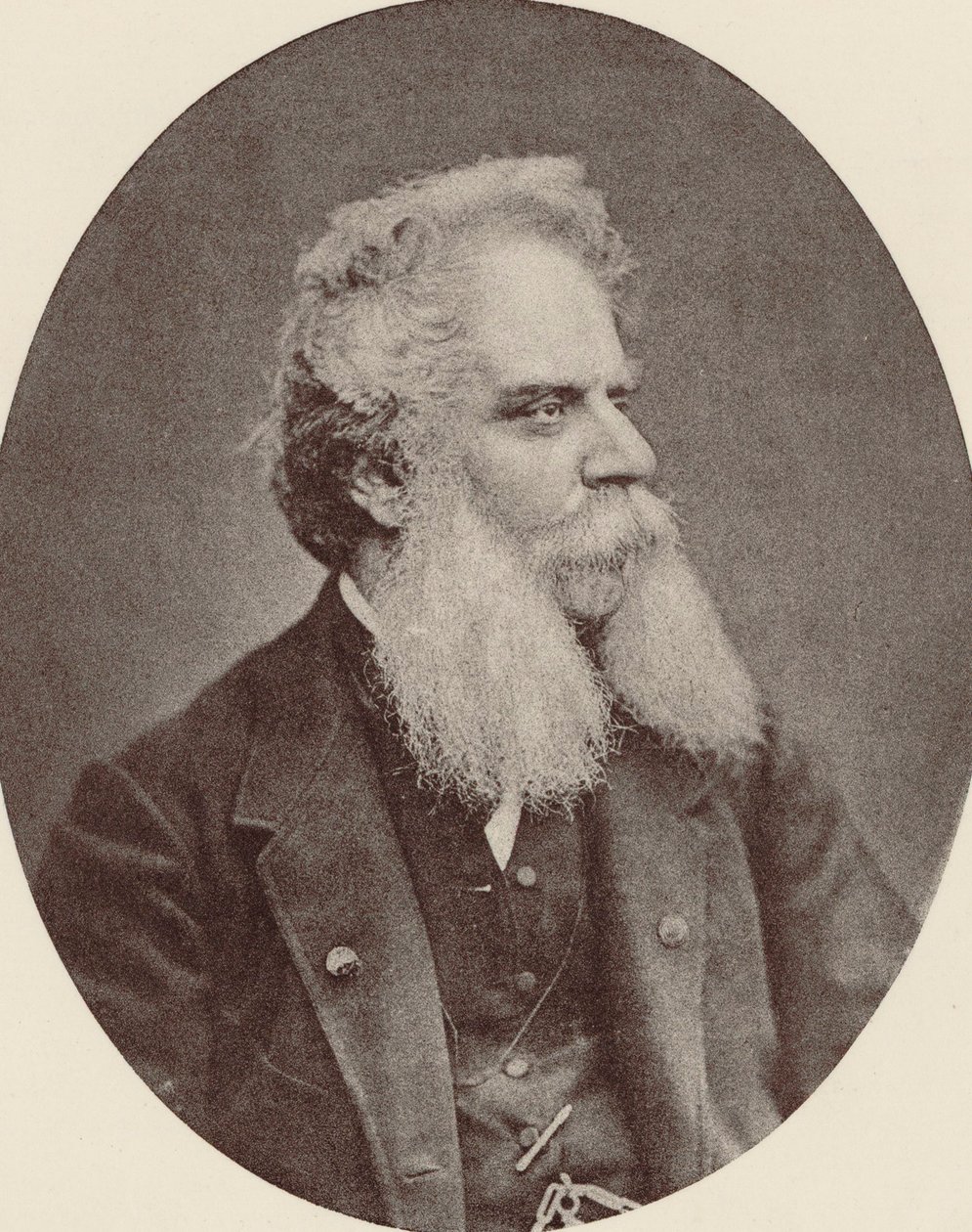 Ritratto del compositore Federico Ricci 1809-1877, c. 1870 da Unbekannt