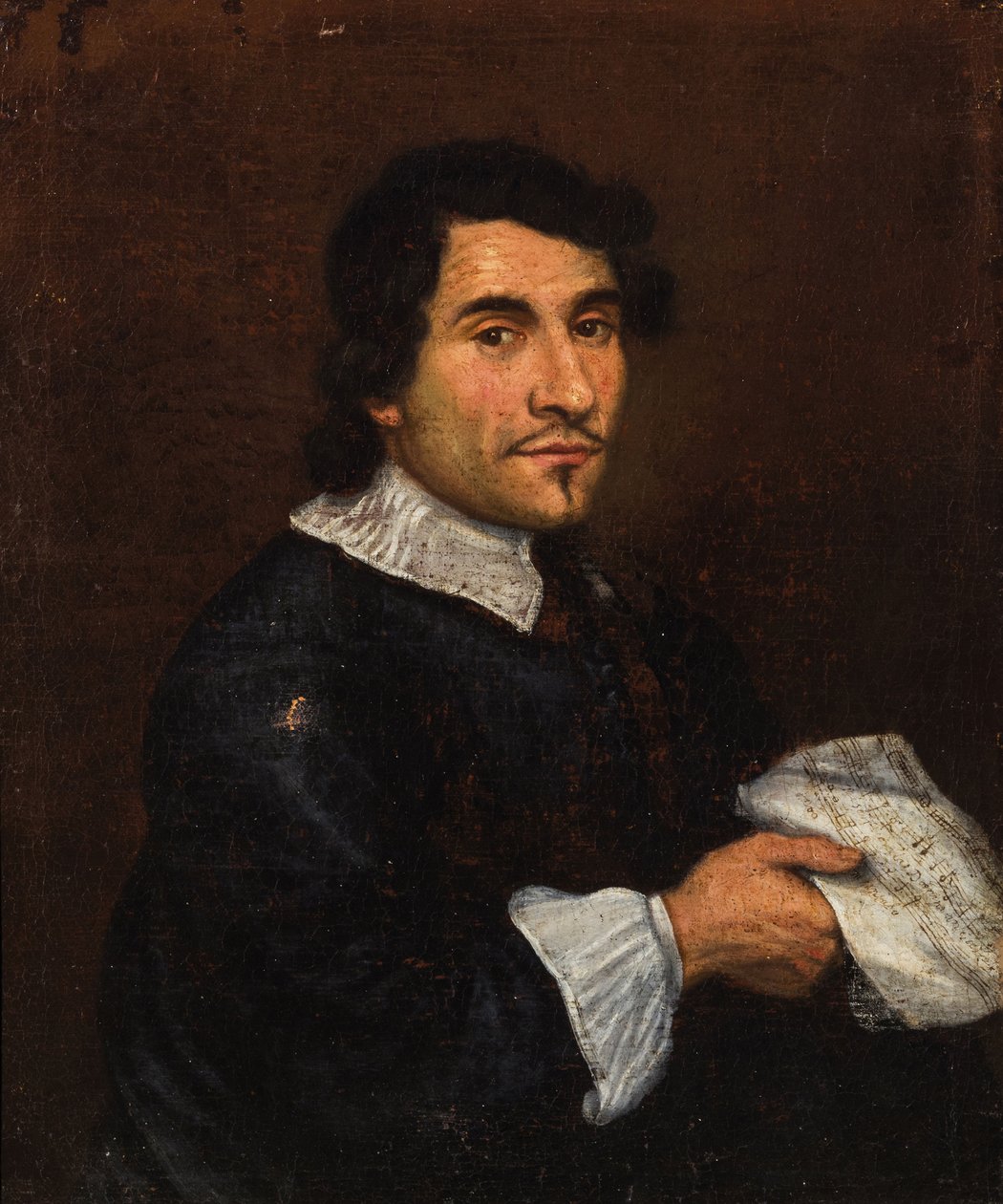 Ritratto del compositore Girolamo Frescobaldi 1583-1643, Primo terzo del XVII sec. da Unbekannt