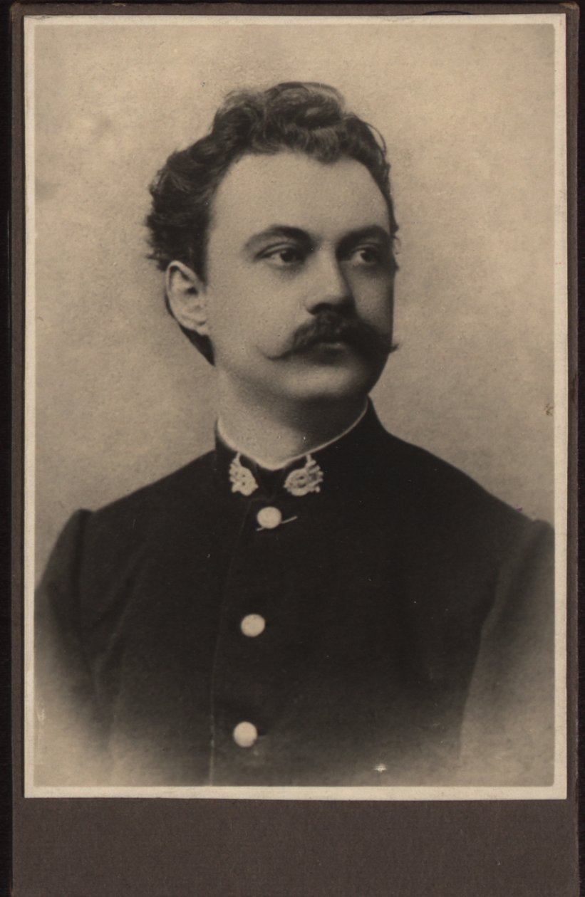 Ritratto del compositore Karel Sebor Schebor 1843-1903, c. 1870 da Unbekannt