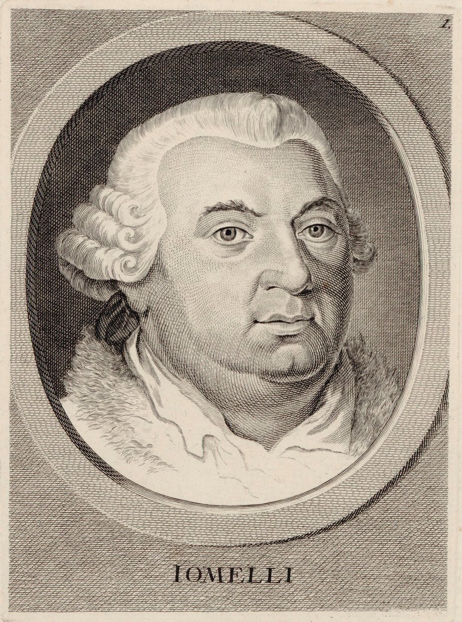 Ritratto del compositore Niccolò Jommelli da Unbekannt