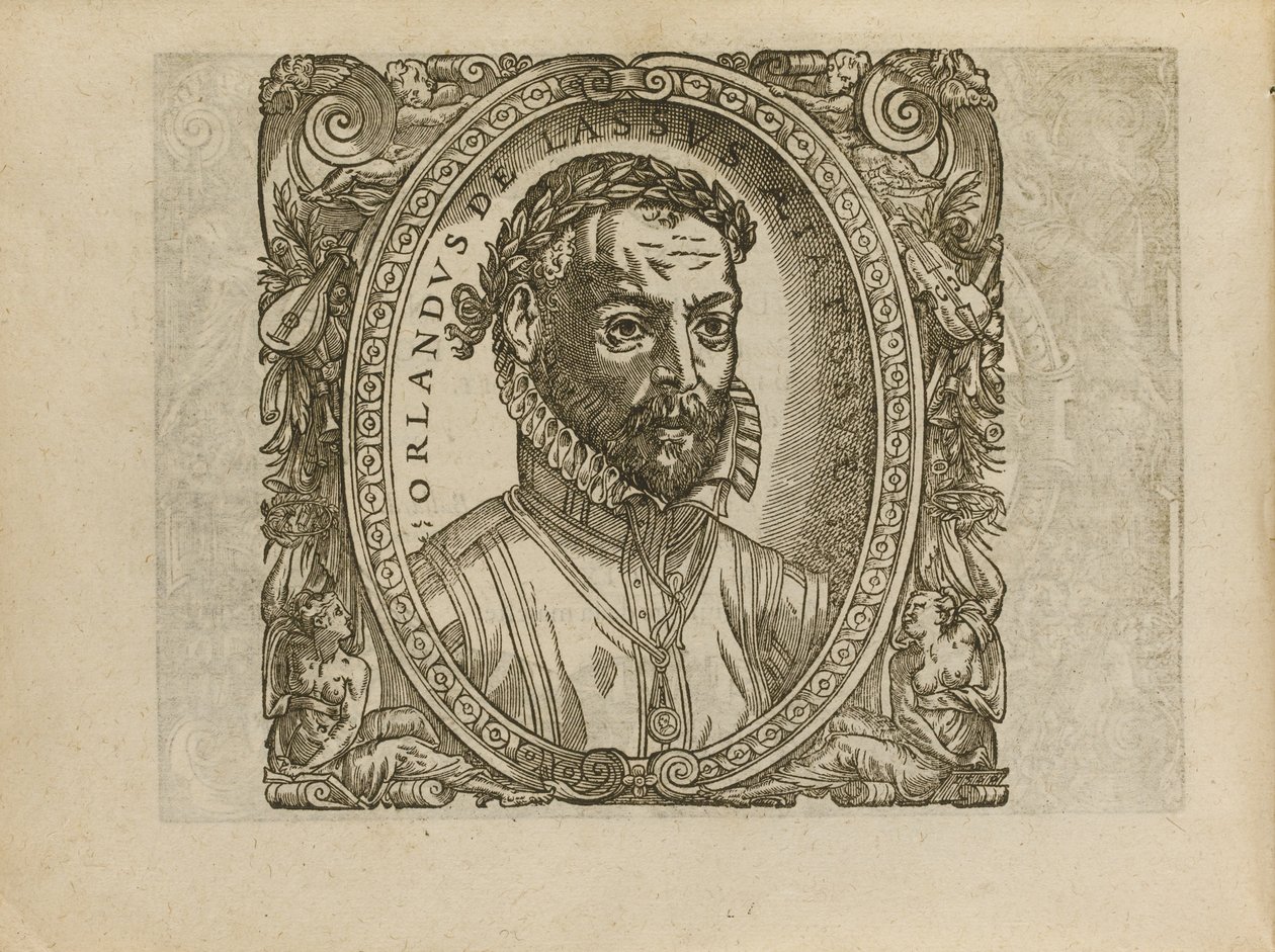 Ritratto del compositore Roland de Lassus 1532-1594, 1560 da Unbekannt