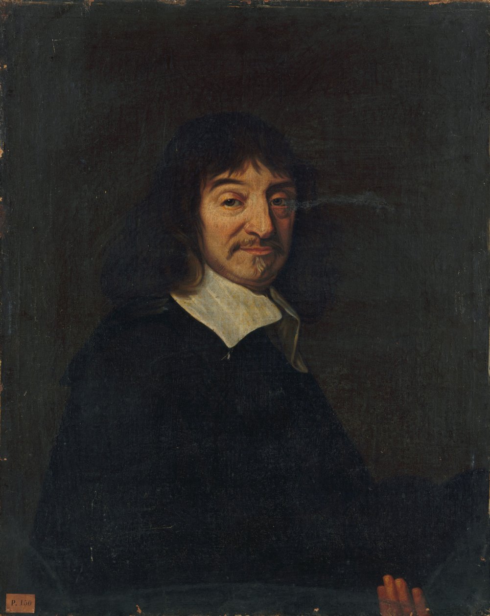 Ritratto del filosofo René Descartes da Unbekannt