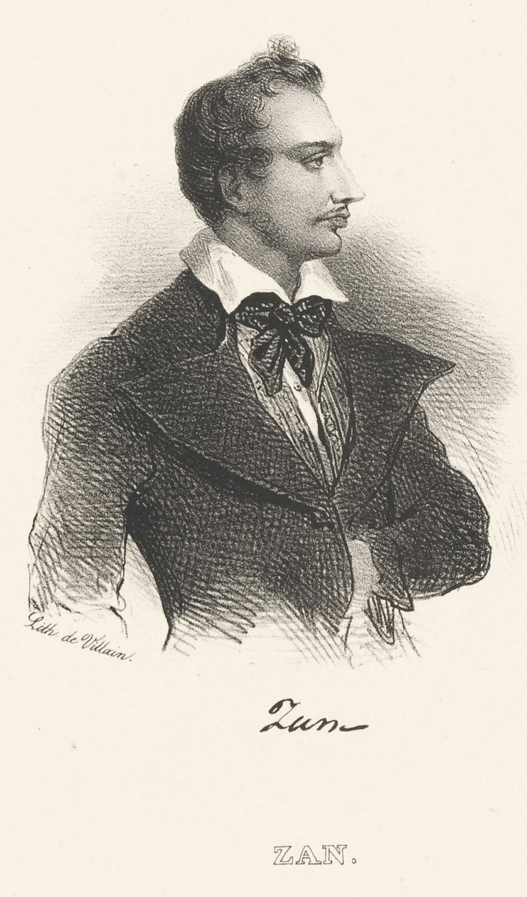 Ritratto del poeta Tomasz Zan 1796-1855, dopo il 1824 da Unbekannt