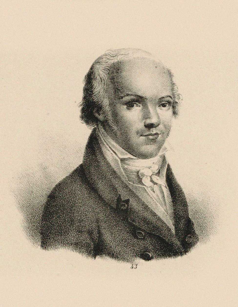 Ritratto del violinista e compositore Andreas Romberg 1767-1821, c. 1815 da Unbekannt