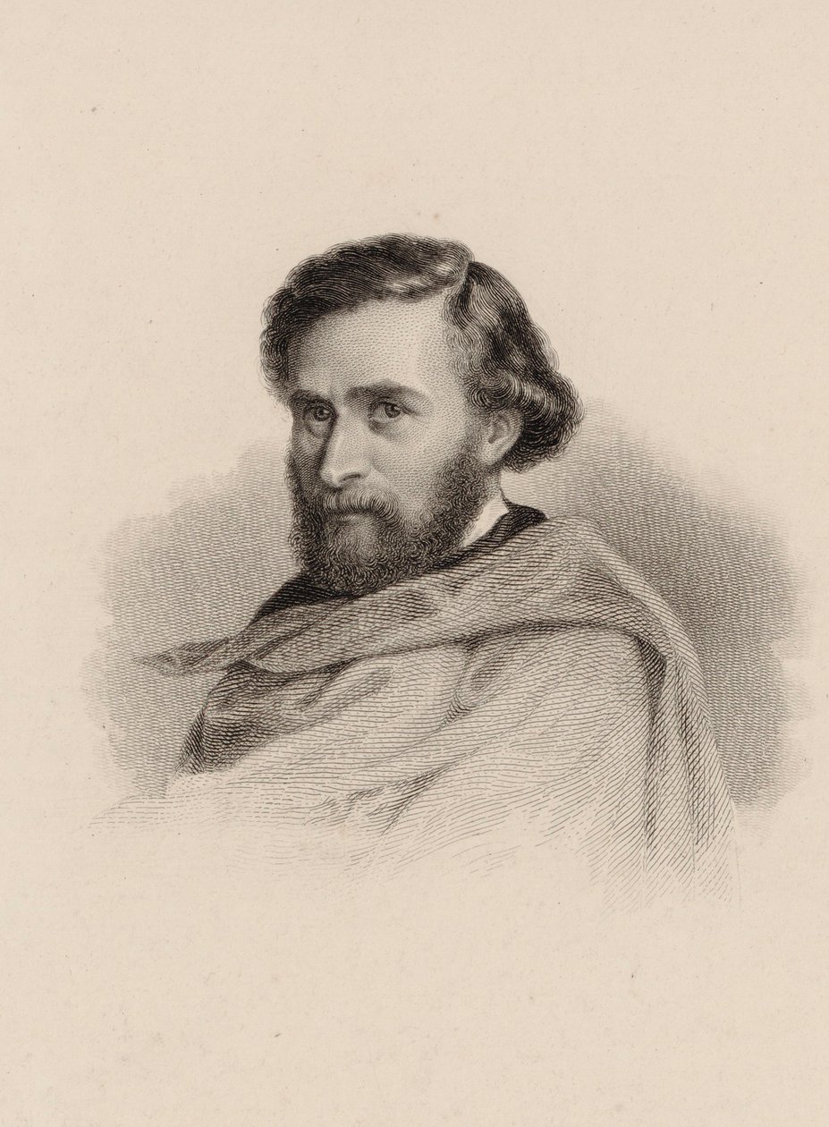 Ritratto del violinista e compositore Anton Wallerstein 1813-1892 da Unbekannt