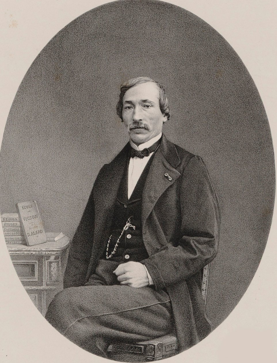 Ritratto del violinista e compositore Delphin Alard 1815-1888, 1870 da Unbekannt