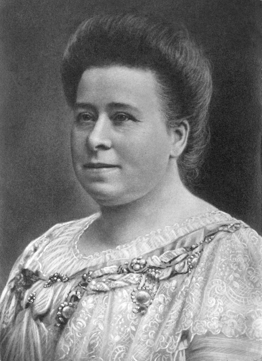 Ritratto di donna, probabilmente la nonna di Walter Nurnberg, Germania 1910 (ritoccato) da Unbekannt
