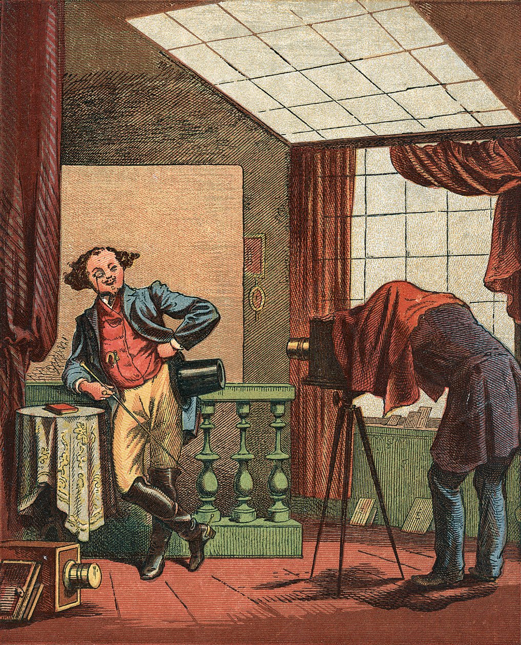 Studio di fotografi di ritratti, 1871 da Unbekannt