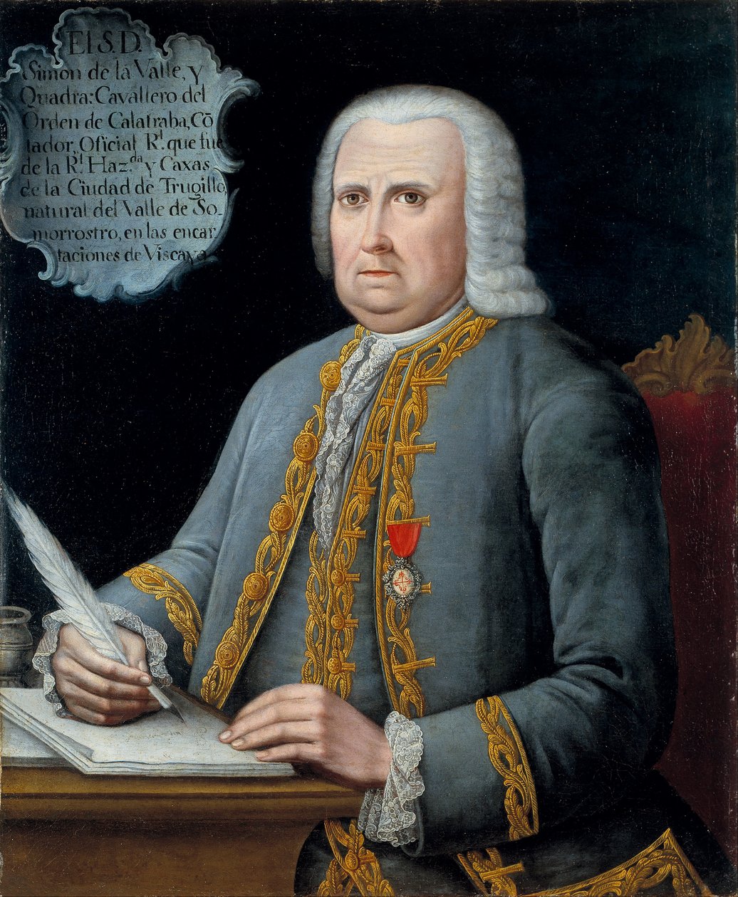 Ritratti di Simon de la Valle y Cuadra da Unbekannt