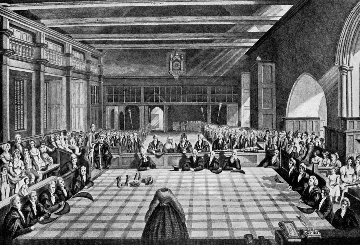 Presentazione degli sceriffi a Westminster, Londra, c. 1920 da Unbekannt