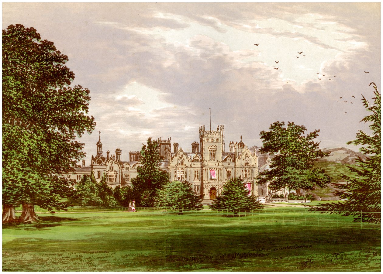 Preston Hall, Kent, casa della famiglia Brassey, c1880 da Unbekannt