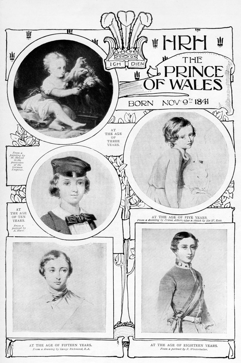 Principe Alberto Edoardo, ca 1859 da Unbekannt