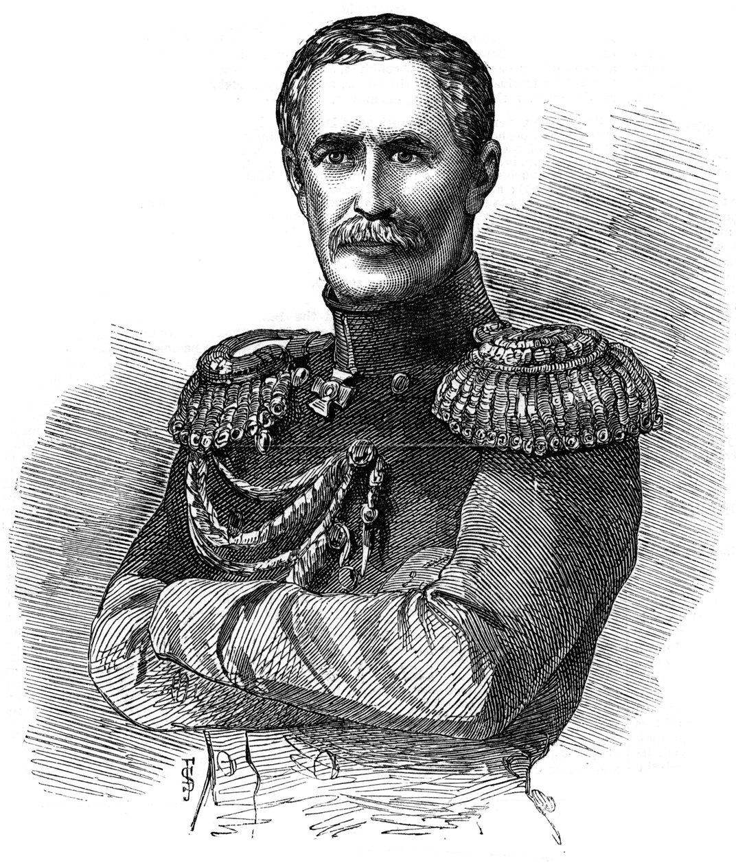 Principe Aleksandr Sergeyevich Menshikov, comandante militare russo, 1853 da Unbekannt