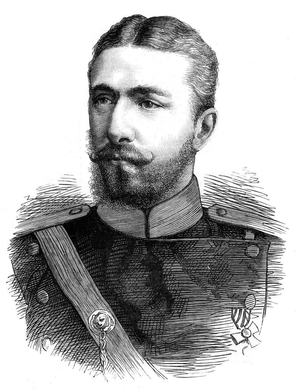 Principe Alessandro di Battenberg, primo principe della Bulgaria moderna, XIX secolo da Unbekannt