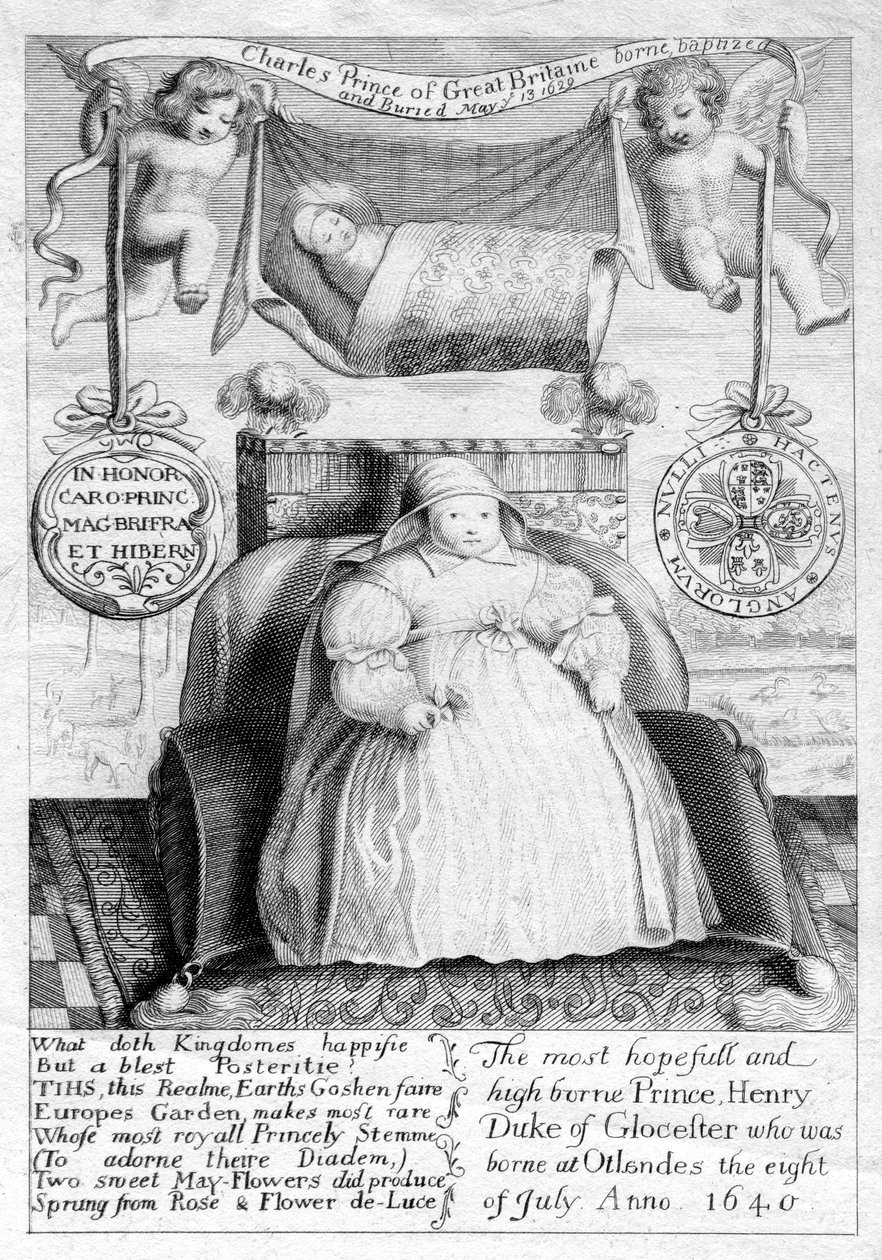 Principe Carlo e Principe Enrico, figli del Re Carlo I da Unbekannt