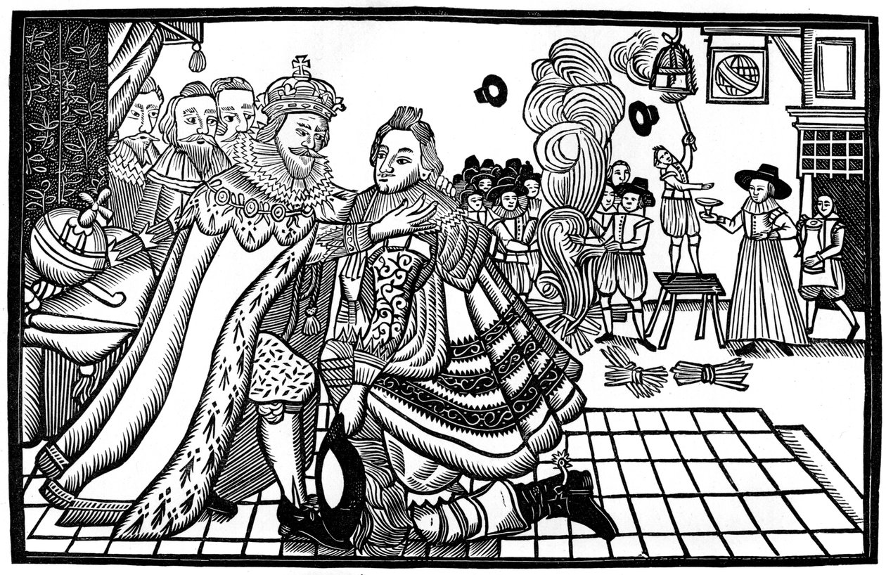 Il ritorno del Principe Carlo dalla Spagna, 1623, 1893 da Unbekannt